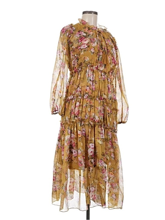 O.P.T Ruffled Bohemian Dress